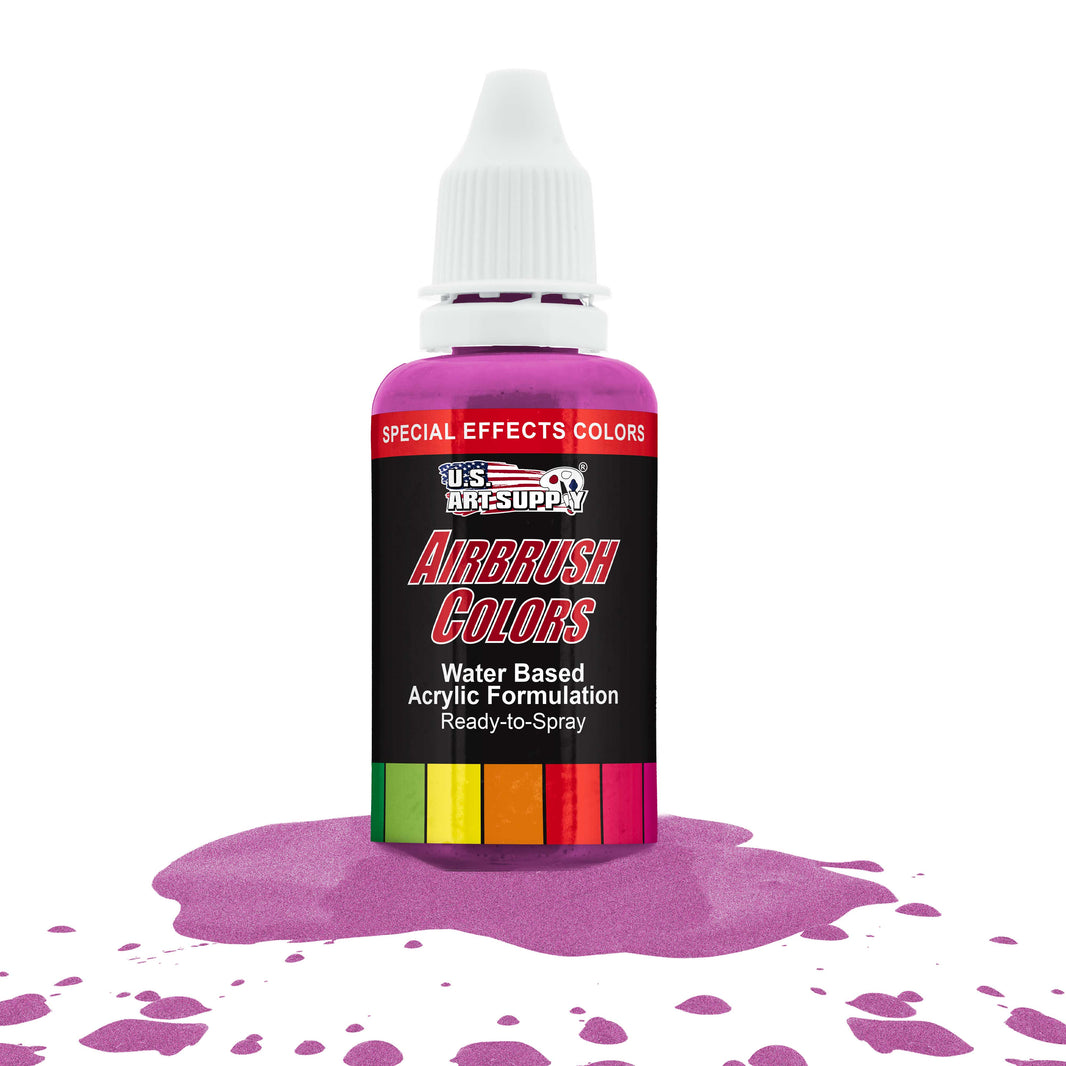 Magenta Pearl, Pearlized Special Effects Acrylic Airbrush Paint, 1 oz. Ready to Spray