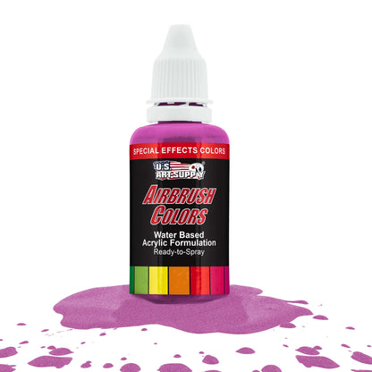 Magenta Pearl, Pearlized Special Effects Acrylic Airbrush Paint, 1 oz. Ready to Spray