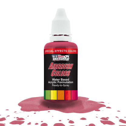 Red Pearl, Pearlized Special Effects Acrylic Airbrush Paint, 1 oz. Ready to Spray