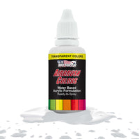 White, Transparent Acrylic Airbrush Paint, 1 oz. Ready to Spray