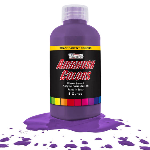 Deep Purple, Transparent Acrylic Airbrush Paint, 8 oz.
