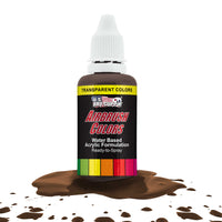 Dark Brown, Transparent Acrylic Airbrush Paint, 1 oz. Ready to Spray