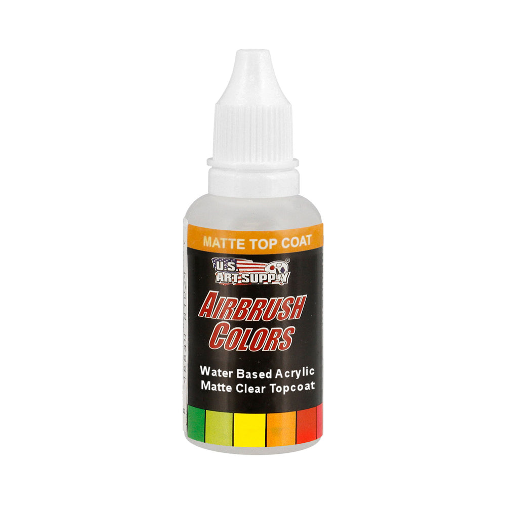 Clear Matte Topcoat, Acrylic Airbrush Paint, 1 oz.