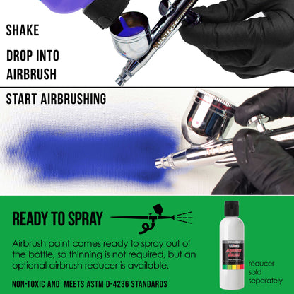 Grass Green, Opaque Acrylic Airbrush Paint, 8 oz. Ready to Spray