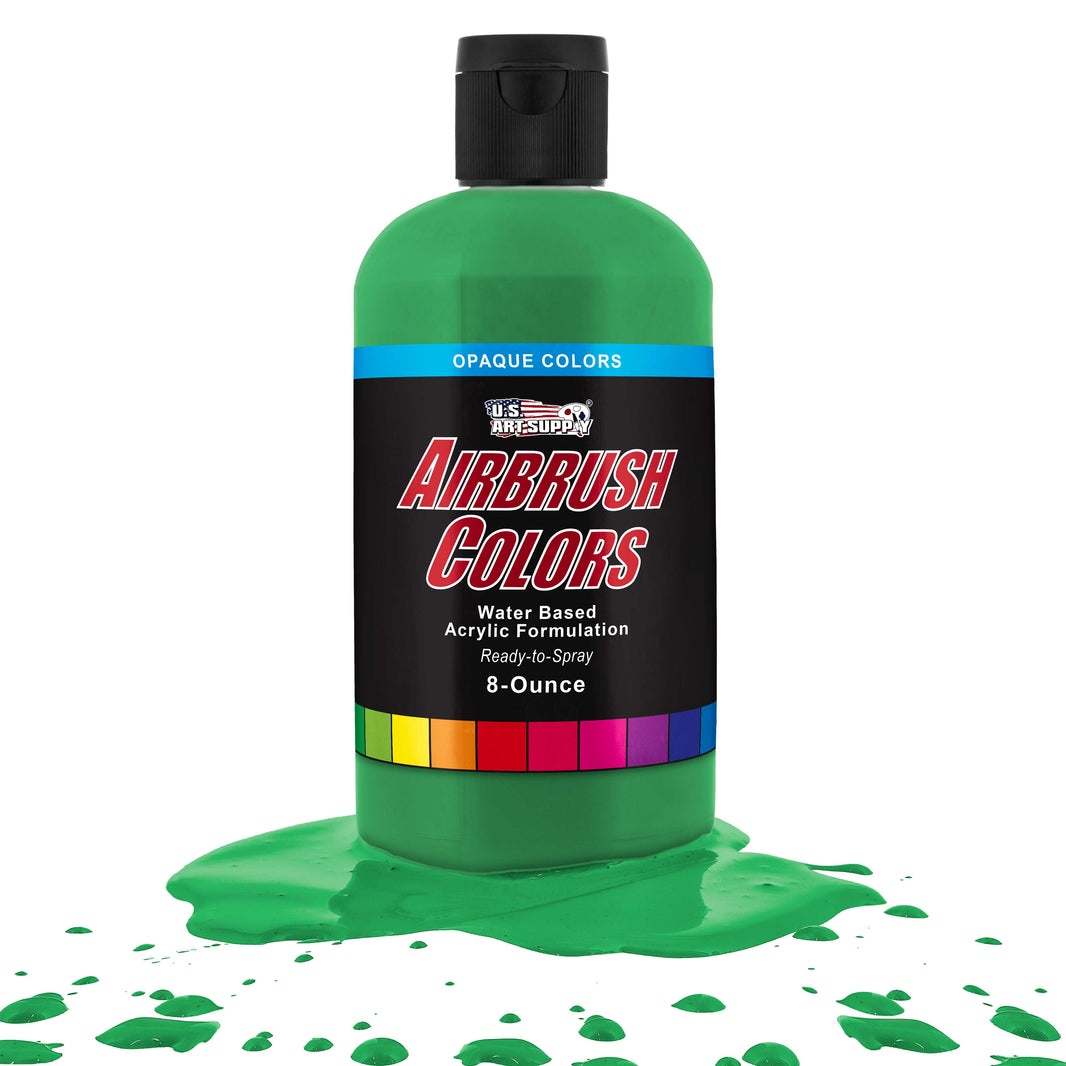 Grass Green, Opaque Acrylic Airbrush Paint, 8 oz. Ready to Spray