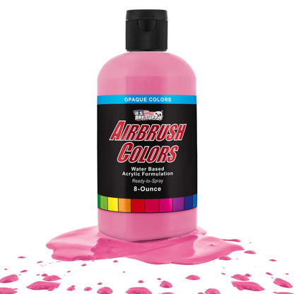 Pure Pink, Opaque Acrylic Airbrush Paint, 8 oz. Ready to Spray