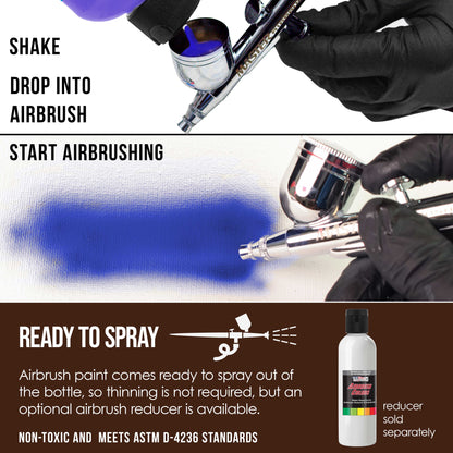 Coffee Brown, Opaque Acrylic Airbrush Paint, 8 oz. Ready to Spray