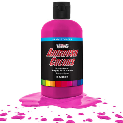 Hot Pink, Opaque Acrylic Airbrush Paint, 8 oz. Ready to Spray