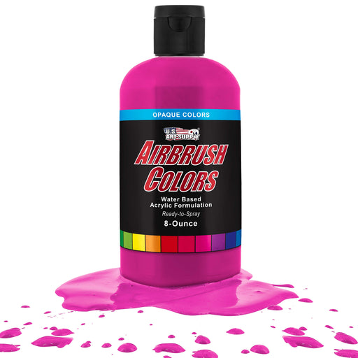 Hot Pink, Opaque Acrylic Airbrush Paint, 8 oz.