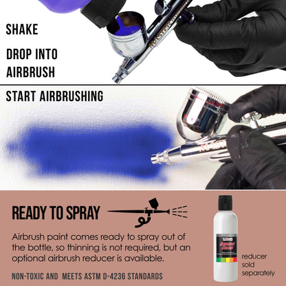Light Tan, Opaque Acrylic Airbrush Paint, 8 oz. Ready to Spray