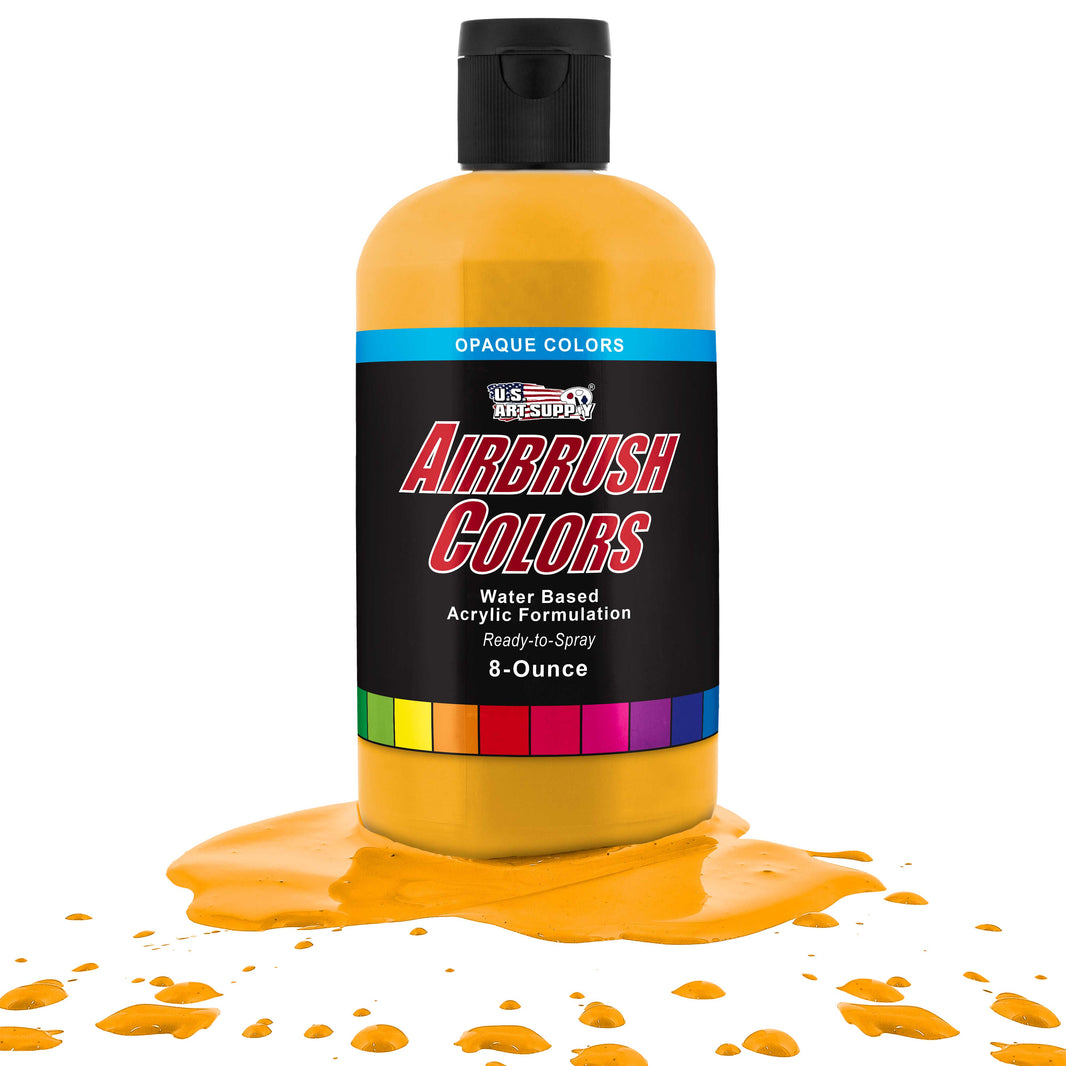 Canary Yellow, Opaque Acrylic Airbrush Paint, 8 oz. Ready to Spray