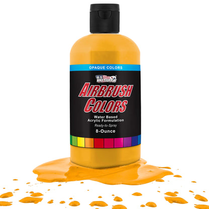 Canary Yellow, Opaque Acrylic Airbrush Paint, 8 oz. Ready to Spray