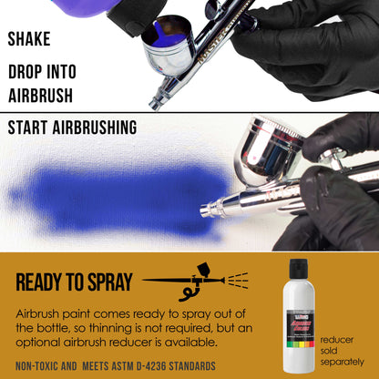 Golden Ochre, Opaque Acrylic Airbrush Paint, 8 oz. Ready to Spray