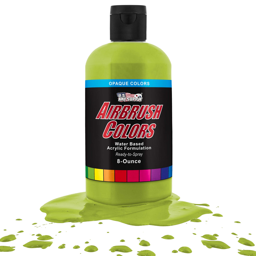 Chartruesse, Opaque Acrylic Airbrush Paint, 8 oz. Ready to Spray