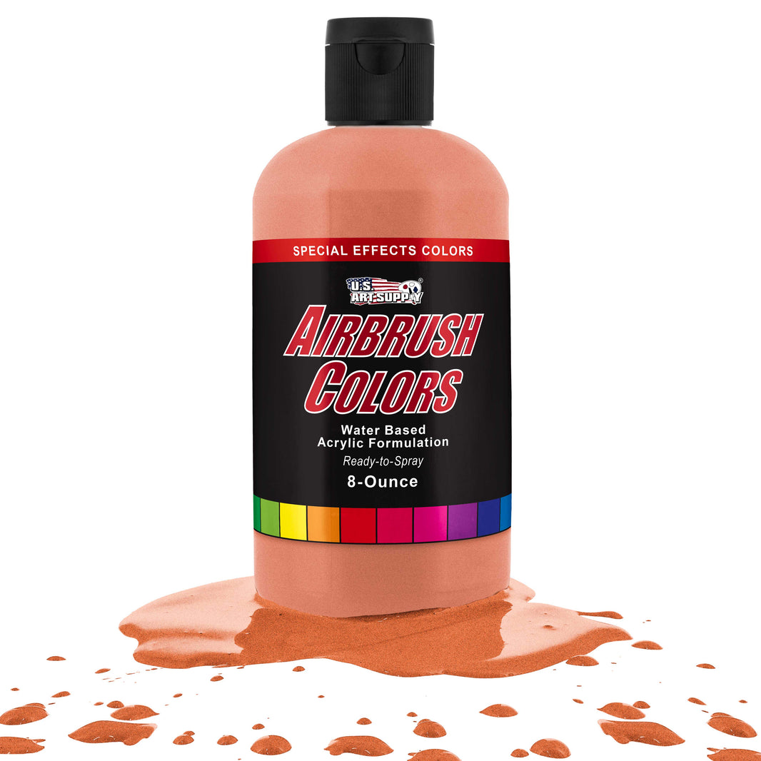 Orange Pearl, Pearlized Acrylic Special Effects Airbrush Paint, 8 oz. Ready to Spray