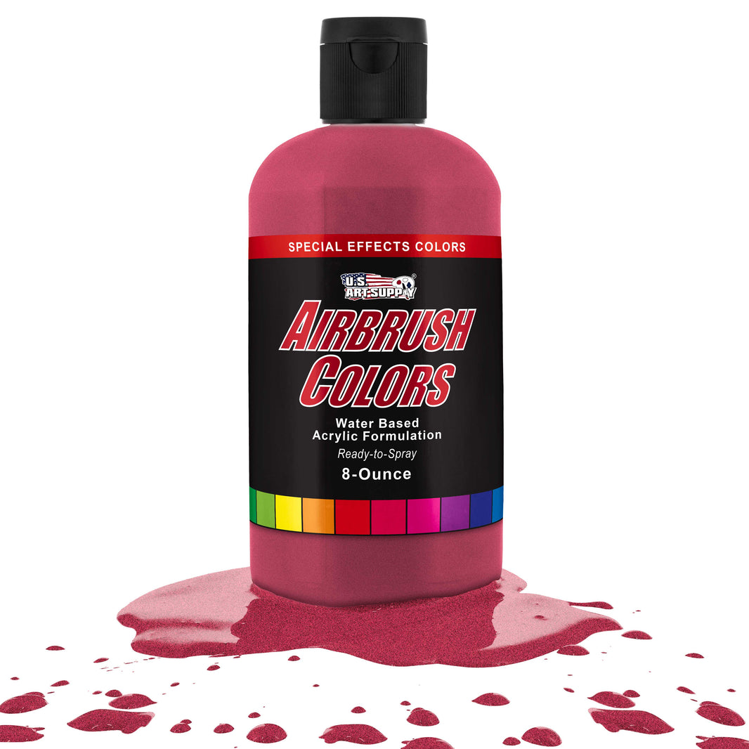 Red Pearl, Pearlized Acrylic Special Effects Airbrush Paint, 8 oz. Ready to Spray