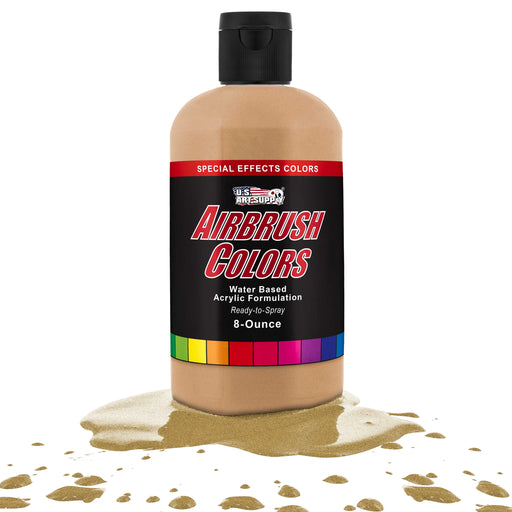Gold Pearl, Pearlized Special Effects Acrylic Airbrush Paint, 8 oz.
