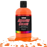 Neon Orange, Acrylic Special Effects Airbrush Paint, 8 oz. Ready to Spray