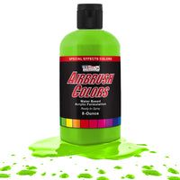 Neon Green, Acrylic Special Effects Airbrush Paint, 8 oz. Ready to Spray