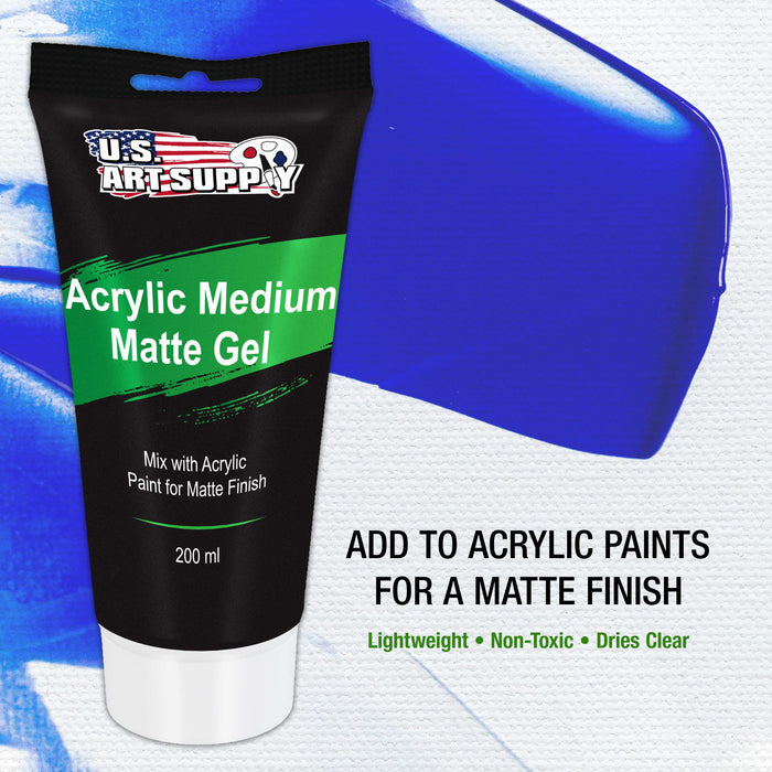 Gel Medium Matte Acrylic Medium, 200ml Tube