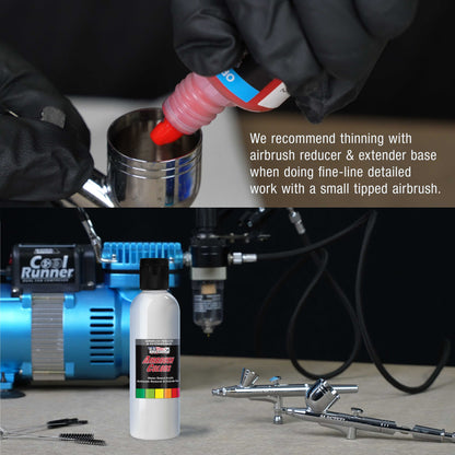 4-Ounce Airbrush Thinner Reducer and Extender Base for Acrylic Paints - Airbrush Paint Thinner, Reduces Viscosity, Improves Flow, Thins Acrylic Pouring Paint