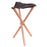 Portable Three Leg Wood Artist Folding Stool with Saddle Leather Seat