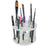 U.S. Art Supply Plastic Artist Round 50 Hole Paint Brush Holder and Organizer - Rack Holds Paintbrushes, Makeup Cosmetic Brushes, Pencils Pens Markers