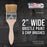 288 Pack of 2 inch Paint and Chip Paint Brushes for Paint, Stains, Varnishes, Glues, and Gesso