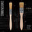 20 Pack of Assorted Size Paint and Chip Paint Brushes for Paint, Stains, Varnishes, Glues, and Gesso