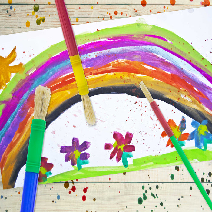 Assorted Kids Paint Brush Set Craft Painting Activity School