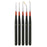 5 Piece Miniature Tight Spot Micro Fine Detail Art & Beauty Taklon Brush Set with Wood Handles