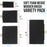 Variety Pack Foam Sponge Wood Handle Paint Brush Set (Value Pack of 40 Brushes) - Lightweight, Durable - For Acrylics, Stains, Varnishes, Crafts, Art