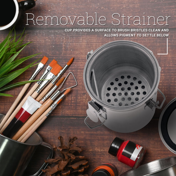 Small Stainless Steel Deluxe Brush Washer