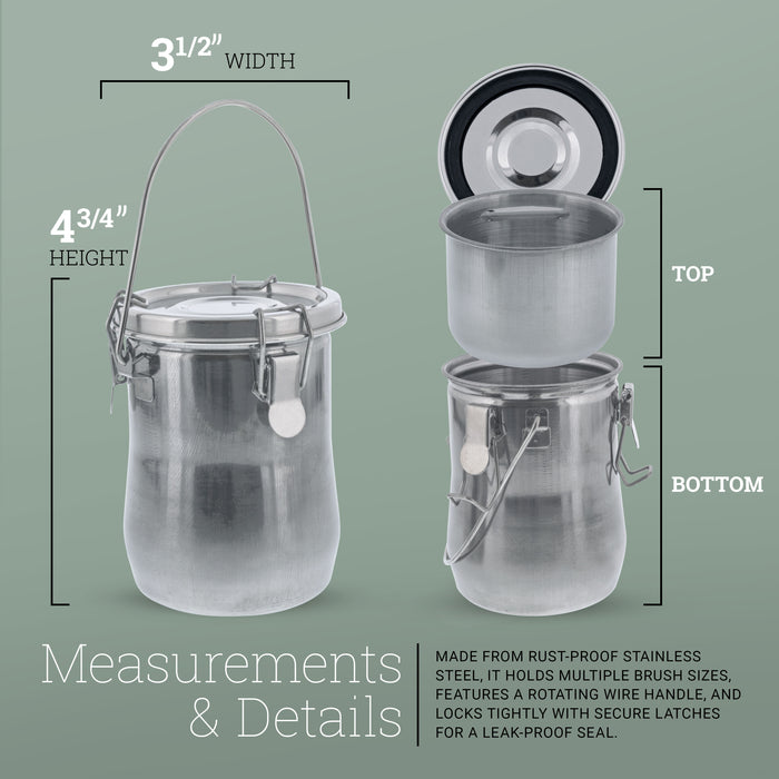 Large Stainless Steel Premium Brush Washer