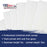 5 Assorted Square Sized Stretched Artist Paint Canvases (5 Pack) 1-each of 20x20", 16x16", 12x12", 8x8", 4x4"