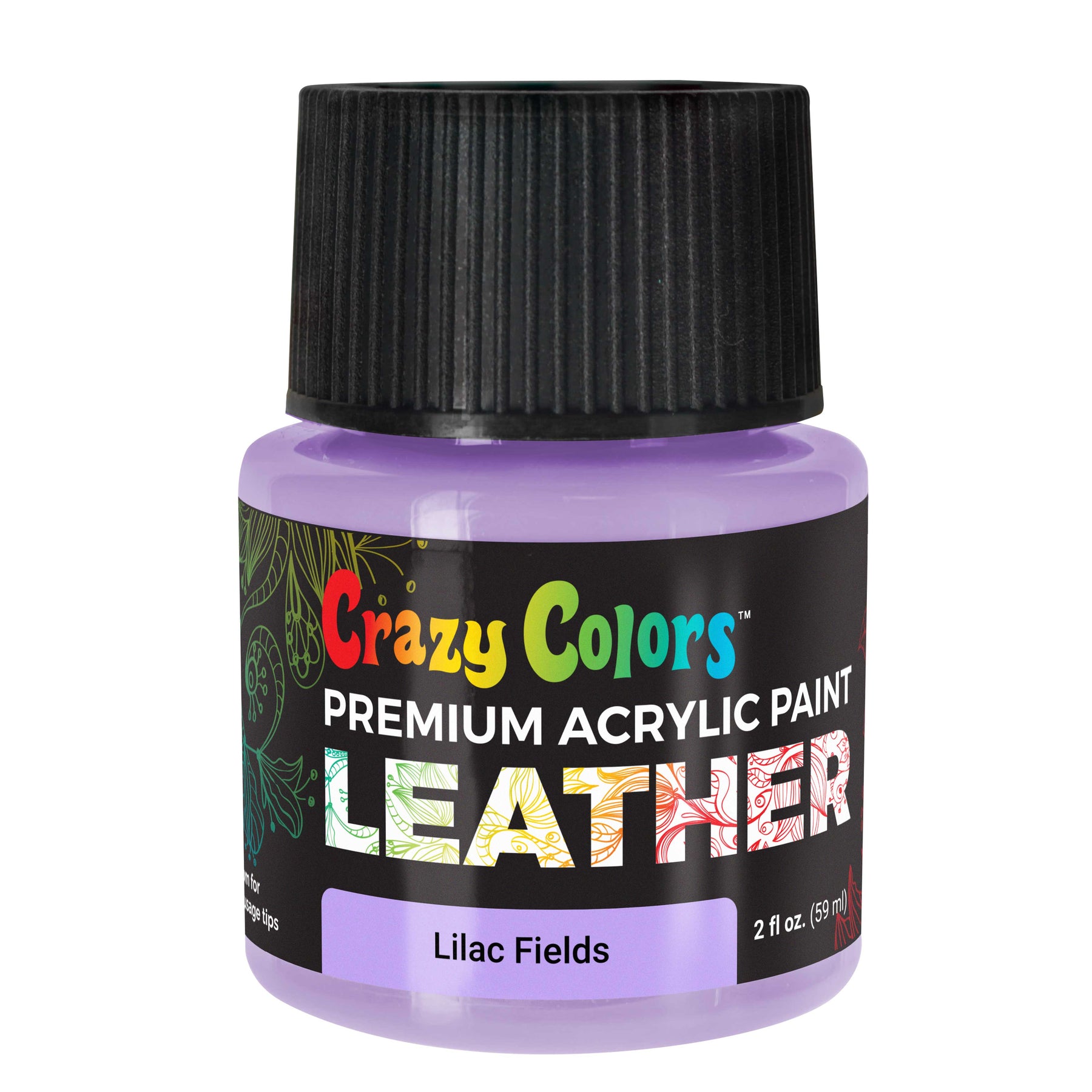 Lilac Fields Premium Acrylic Leather and Shoe Paint, 2 oz Bottle
