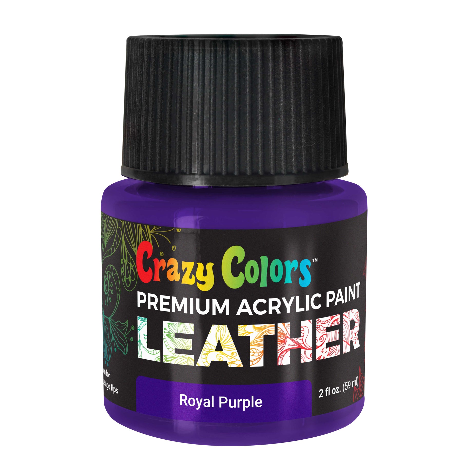 Morfo. Acrílic paint Royal Purple Premium Acrylic Leather and Shoe Paint, 2 oz Bottle
