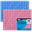 9" x 12" Pink/Blue Professional Self Healing 5-Ply Double Sided Durable Non-Slip Cutting Mat - Pack of 2