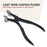 U.S. Art Supply Canvas Stretcher Pliers - Cast Iron Tool with Hammer & Jaw Gripper - Canvas Pliers for Stretching Fabric