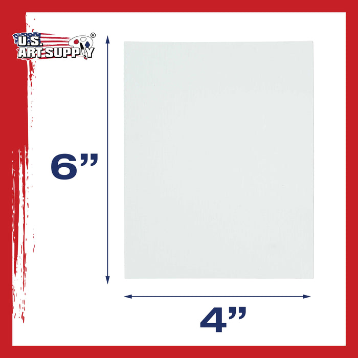 4" x 6" Professional Artist Quality Acid Free Canvas Panel Boards for Painting 12-Pack