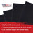 8 X 8 inch Black Professional Artist Quality Acid Free Canvas Panels 6-Pack (1 Full Case of 6 Single Canvas Panels)