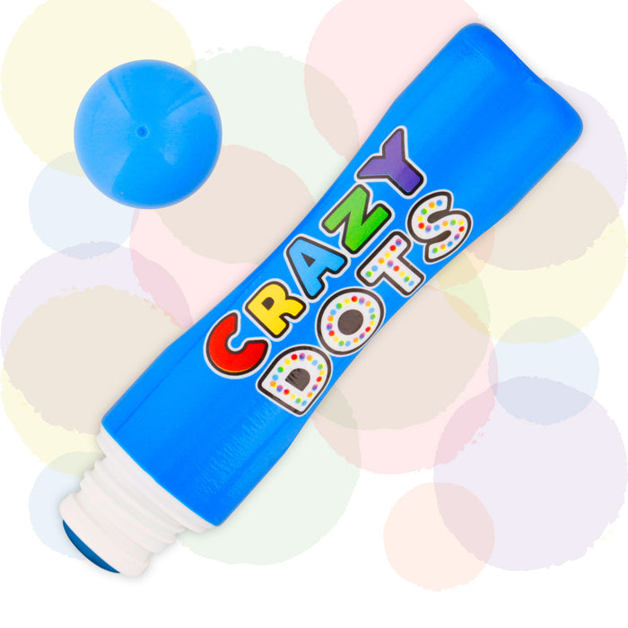 8 Color Crazy Dots Markers - Children's Washable Easy Grip Non-Toxic Paint Marker Daubers