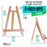 10.5" Small Tabletop Display Stand A-Frame Artist Easel, 6 Pack - Beechwood Tripod, Portable Kids Student School Painting Party Table Desktop Easel