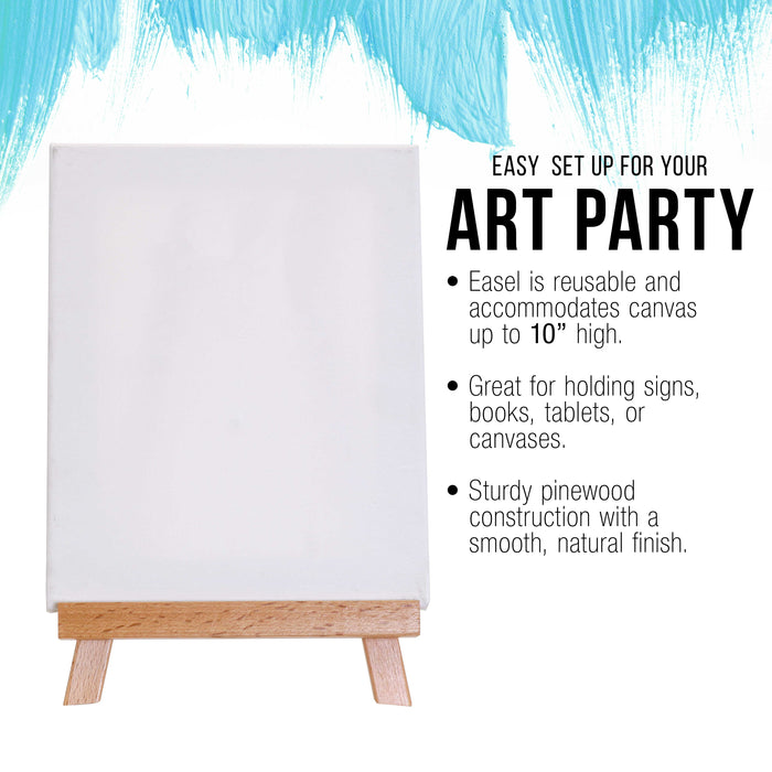 Art Canvas Stand, Wooden Easel 8/10/12/ 18 / 24/ 36/ 48 Inches for Canvas,  Board holding & Event Decoration