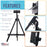 80" High Aluminum Artist Watercolor Field Display Easel Stand, Adjustable Height Floor Tabletop Tripod, Holds Canvas Up To 63" Vertical 40" Horizontal