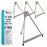 15" High Aluminum Tabletop Display Easel for Painting (4 Pack), Adjustable Folding Stand - Portable Art Easel for Displaying Canvas, Whiteboards, Posters, Signs, Pictures, Paintings