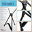 Tabletop Easel for Painting - 15" to 21" Adjustable Metal Stand - Portable Art Easels (Pack of 10) for Display - Canvas, Whiteboards, Posters, Signs, Drawings & More