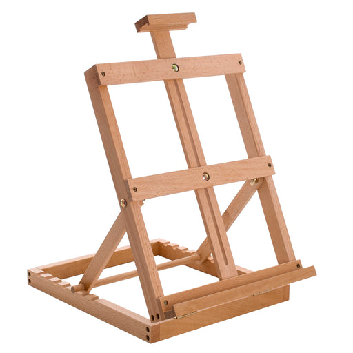 Venice Heavy Duty H-Frame Tabletop Easel - Artist Studio Desktop Drawing Table, Portable Drafting Table, Adjustable Art Board, Tabletop Easel for Painting, Holds Up to 23" Canvas