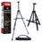 U.S. Art Supply 66" Black Metal Tripod Easel Display - Adjustable 20"- 5.5', Holds 32" Canvas - Floor/Tabletop Easel Stand, For Sign Display, Painting, Poster Board, Canvas - Portable Bag