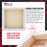 Square Stretched Canvas for Painting 12x12 inch Gallery Depth 1-1/2" Thick, 3-Pack - 12oz Acrylic Gesso Triple Primed, Professional Artist Quality, 100% Cotton - Pouring, Oil Paint